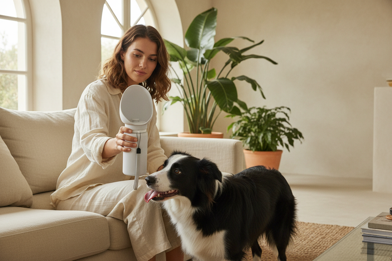 "Bebederos para perros de diferentes tamaños - Materiales seguros y diseño antideslizante"