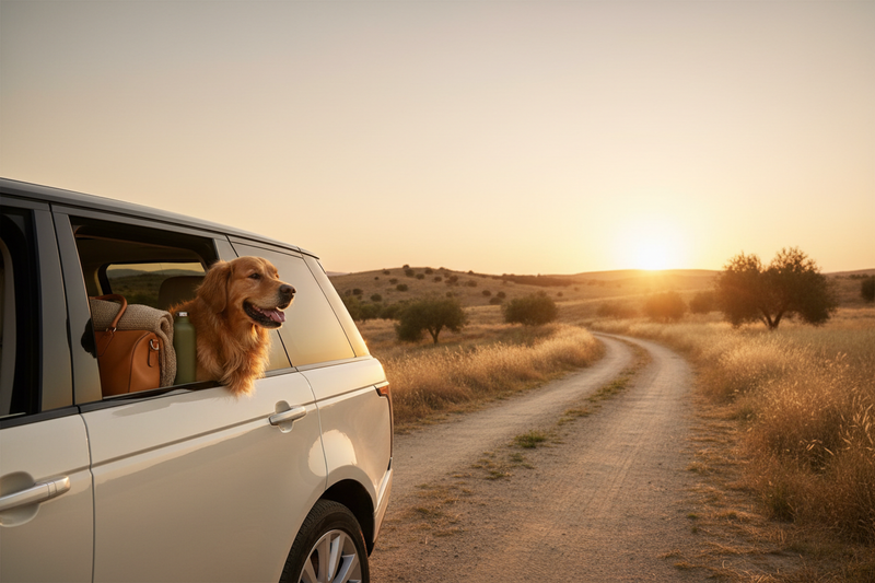 Accesorios de seguridad para viajar con perros en coche - Arneses, protectores y transportines
